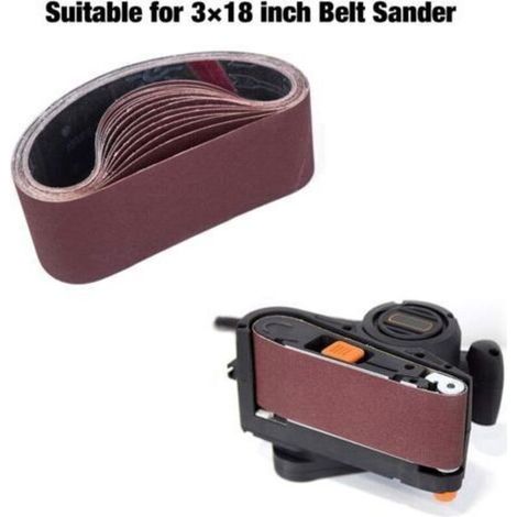 Compatibilité ponceuses à bande 75 x 457 mm