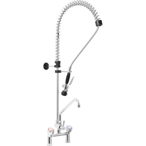 Robinet douchette 2 trous - Monolith - Flexible : 1000 mm - Bec : 250mm