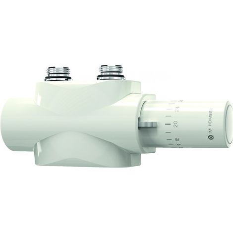 HEIMEIER Ventil Multilux 4-Eclipse-Set Halo, Autom. Durchflussregelung, weiß, 9690-58.800 (1/2)