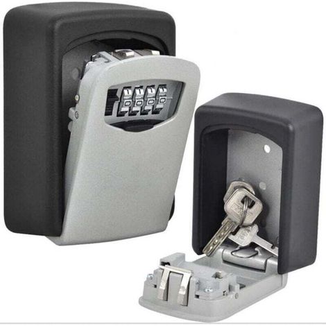 Boîte à Clé Sécurisée Exterieur, Boite a Clefs Murale de avec Code à 4 Chiffres, Boitier Porte Clef de Stockage de Sécurité à 5 clés, pour L'école de Garage à Domicile (1/4)