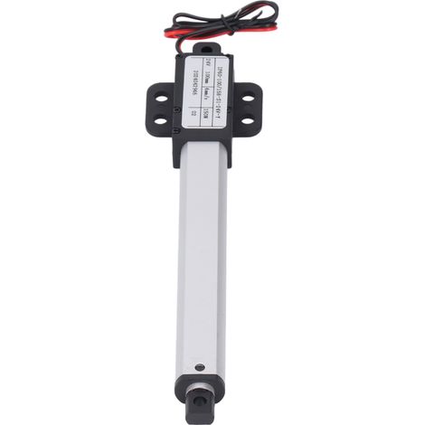 Actionneur linéaire miniature 24 V CC, vitesse 4 mm/s, course 100 mm, force 150 N, pour canapé, TV, table ou ouvre-fenêtre. (1/5)