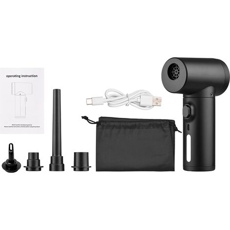 Soplador eléctrico inalámbrico de 50000 RPM, limpiador de polvo de 100 W - Bomba de aire recargable de 6000 mAh - Compresor de aire (1/5)