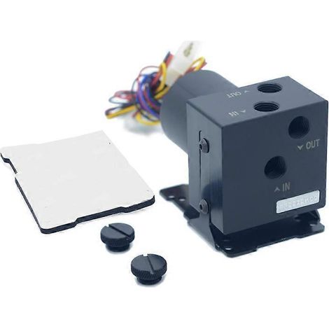 12V Computer-Wasserkühlungspumpe mit doppeltem Ein- und Auslass, einstellbarer Durchflussrate, Förderhöhe 5 Meter, Fördermenge 600 l/min, PU-MP-M8W