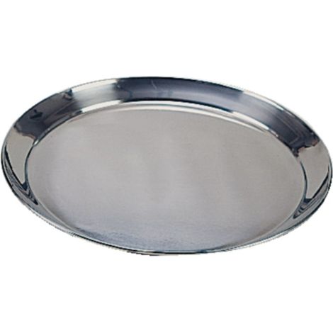 Plateau de service rond inox 305mm - Ref J828 - Olympia (1/5)