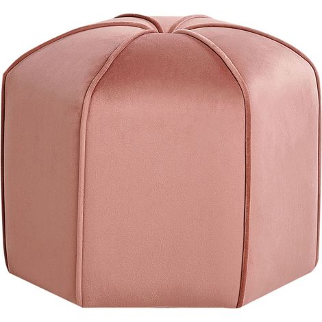 Pouffe WISHEK Velvet Pink (1/5)
