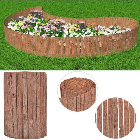 Clôture-Grillage de jardin Écorce 1000 x 50 cm (1/5)