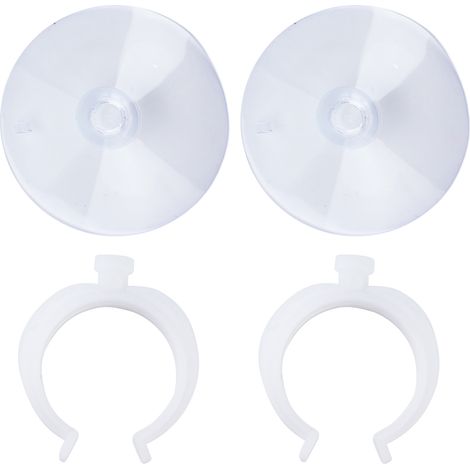 Tube d'air pour aquarium avec ventouse, fixation solide par clips, 25 à 34 mm, accessoire, pompe à air (1/5)