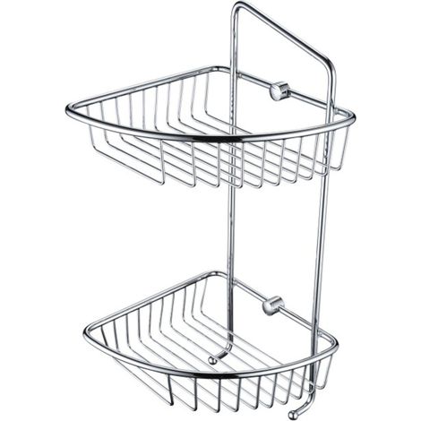 Bristan COMP BASK07 C Two Tier Wall Fixed Wire Basket