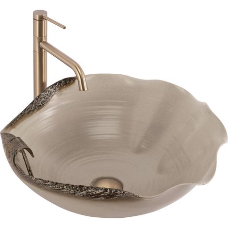 AUFSATZWASCHBECKEN REA HM-22 BEIGE
