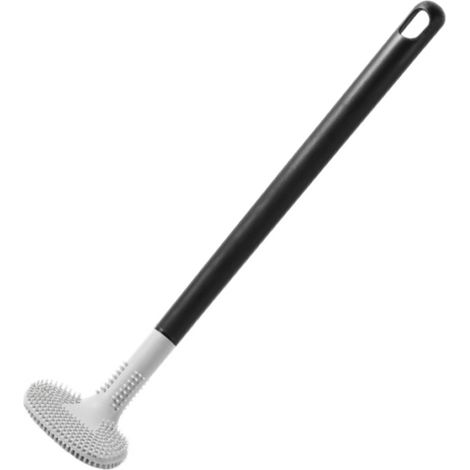 Spazzola da bagno a doppia faccia realizzata in silicone morbido e malleabile per una pulizia profonda e delicata. (1/5)