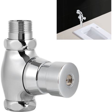 Brass Urinal Flush Valve with Automatic Delayed Closing for Public Toilets, Hotels, and Homes (1/5)