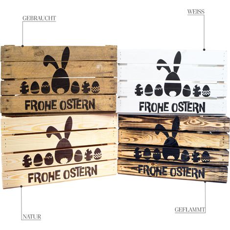 Geflammt Osterkiste (Hase und Eier) (1/5)