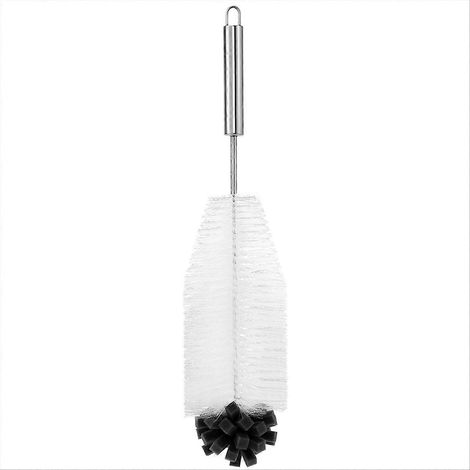40cm SUS304 acier inoxydable brosse is Ideal pour verre et Duo plastique Bottles. It Has dur Bristles et A doux éponge (1/5)