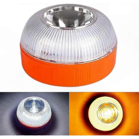 Lampe de secours LED rechargeable par USB avec base magnétique et fonction de voyant d'avertissement (1/3)