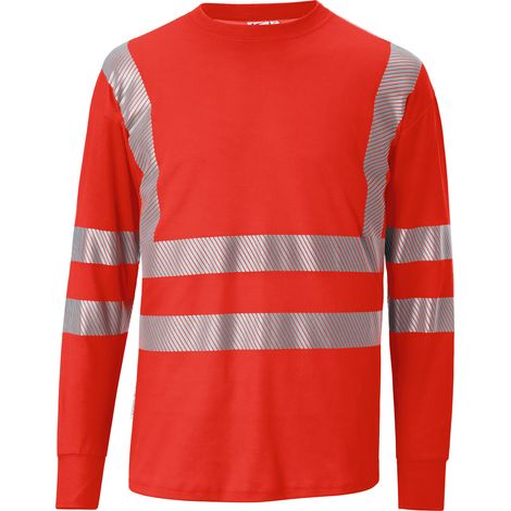 Kübler Longsleeve REFLECTIQ PSA 2 5045 warnrot Gr. XL (1/2)