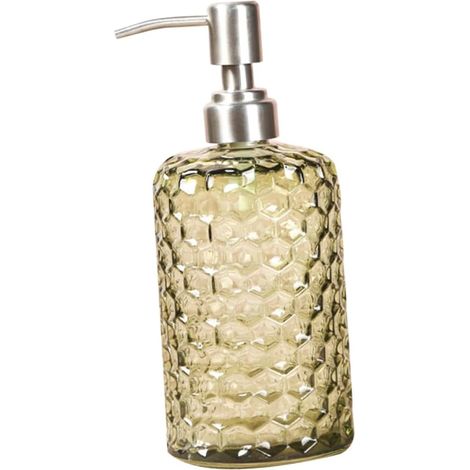 Shampoo Bottle with Stainless Steel Pump Pineapple Design (1/5)