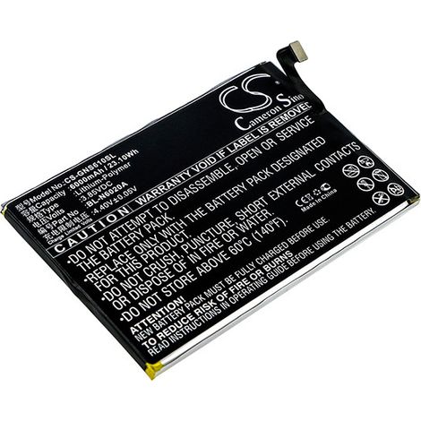 NX - Batterie téléphone, smartphone, GSM pour Gionee 3.85V 6000mAh - BL-N6020A (1/2)