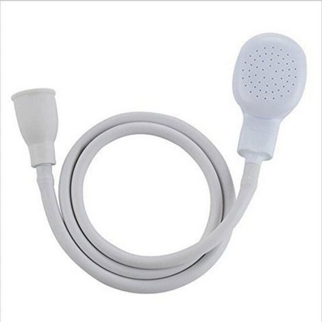 Douchette Spécial Robinet - se Connecte au Robinet du Lavabo - Permet de Rincer les Cheveux Comme chez le Coiffeur - Longueur Flexi (1/4)