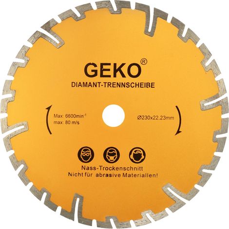 Disque Geko de coupe profonde de diamètre 230 mm (25)