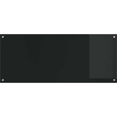 Schienale da cucina  Paraschizzi Nero 120 x 50 cm vetro temperato (1/5)