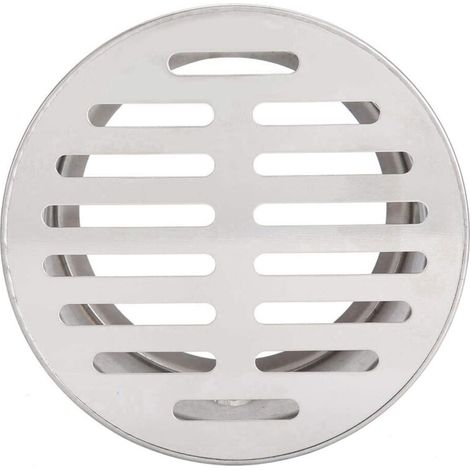 royaluxe -Siphon de sol pour douche, siphon de sol extéri, couvercle de siphon de sol, siphon de sol antiblocage pour balcon en acier inoxydable pour utilisation extérie (110 bouches plates) pour tuya (1/5)