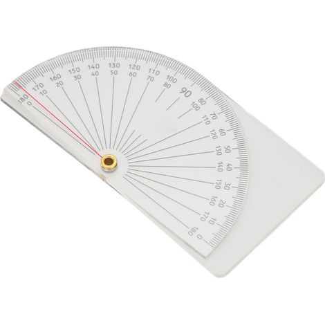 Goniomètre articulaire à échelle transparente, outil de mesure précis pour les doigts, transparent (1/5)