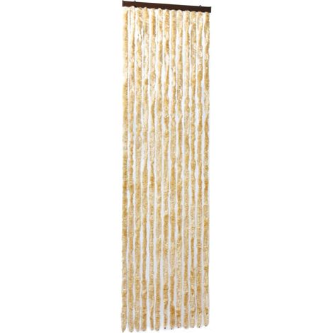Tenda zanzariera beige 56x185 cm motivo ciniglia DEC022184