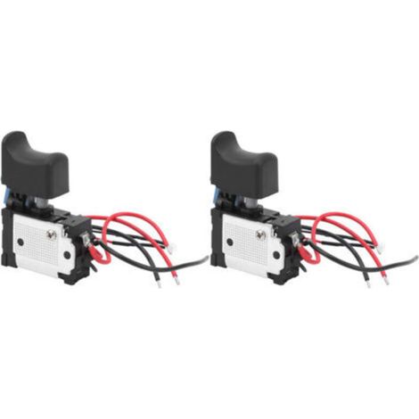 DC 7.2 V - 24 V Interrupteur Fermeture à Gâchette pour Perceuse Polisseuse Hammer Electrique, Interrupteur de Perceuse Électrique sans Fil et à Batterie au Lithium