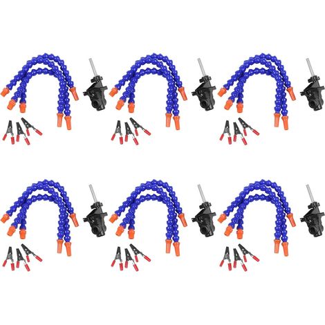 6X Pince D'Étau de Table D'Étau Poste de Soudure avec Support de Fer à Souder Bras Flexibles 18Pc Outil de Troisième Main pour Réparation de Soudage Pcb (1/5)