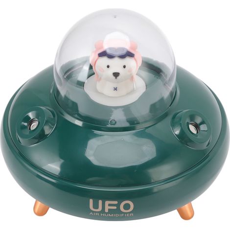 Humidificateur à double pulvérisation avec veilleuse, silencieux, pour la chambre et la maison, mini appareil d'hydratation pour animaux de compagnie, cadeau, rechargeable par USB, vert. (1/5)
