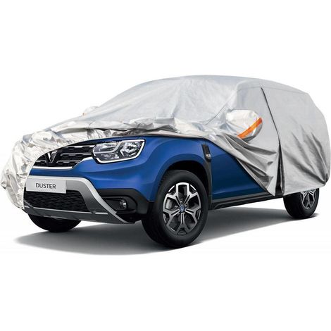 Autoplane Wasserdicht Atmungsaktiv für Dacia/Renault Duster (2010-2025) Silber (1/5)