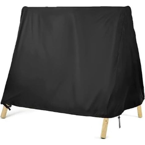 Housse anti-poussière pour balancelle d'extérieuren tissu  avec sangles à boucle pour un ajustement sûr (1/5)