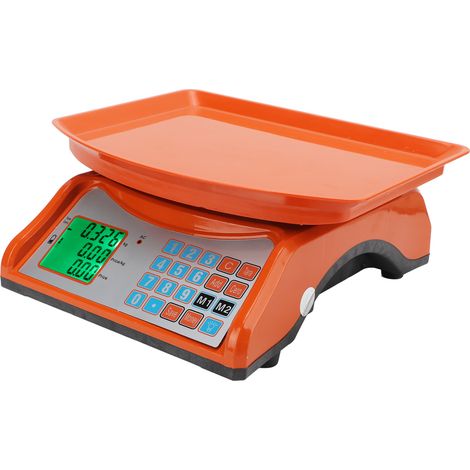 Balance électronique de précision 30kg, affichage HD, imperméable, précision 1g, prise UE 100-240V, compacte pour commerce (1/5)