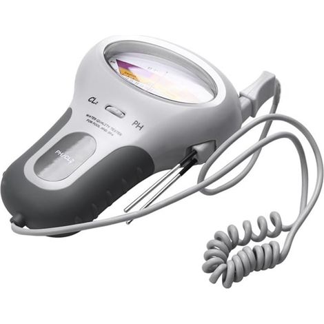 Testeur de PH et de Chlore Libre avec Sonde en Plastique 2 en 1, Appareil de Test de la Qualité de L'Eau de Chlore, Outil de Mesure CL2 pour Piscine et Aquarium (1/5)