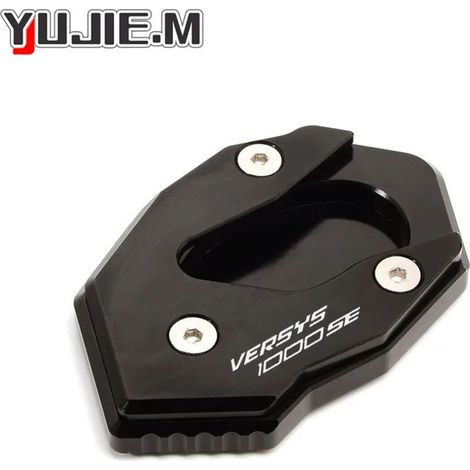 (Noir) Compatible avec Kawasaki VERSYS 1000 SE Versys 1000SE 2019 2020 2021 - Extension de béquille latérale pour moto - MaxPower (1/4)