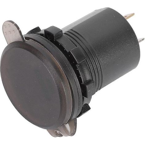 DC12–24 V 2,1 A 3-in-1 Multifunktions-Digital-LED-Thermometer/Voltmeter, wasserdicht, mit USB-Schnellladefunktion für den Zigarettenanzünder (1/5)
