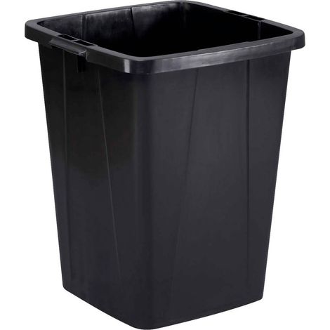 Durable Durabin Eco 90 1800505221 Bidone della spazzatura 90 l Plastica (L x A x P) 520 x 610 x 490 mm Nero 1 pz.