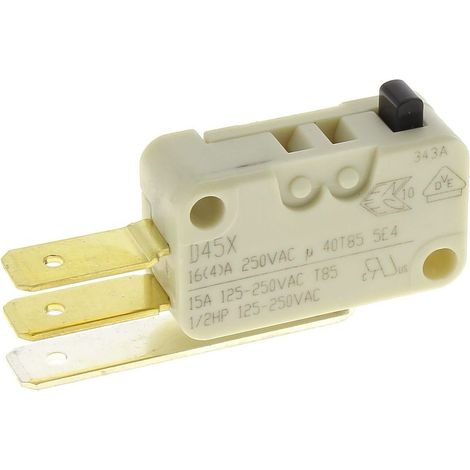 Microswitch 3 cosses pour Lave-vaisselle Bosch, Seche-linge Miele, Lave-vaisselle Miele, Lave-vaisselle Siemens, Lave-vaisselle