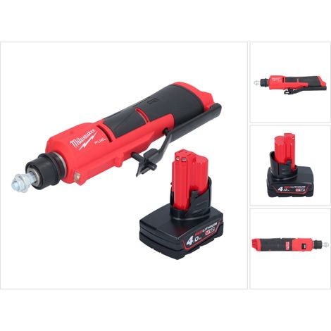 Milwaukee M12 FTB-401 Rascador de neumáticos sin cable 12 V 7/16" Hex Brushless +1x batería 4.0 Ah - sin cargador