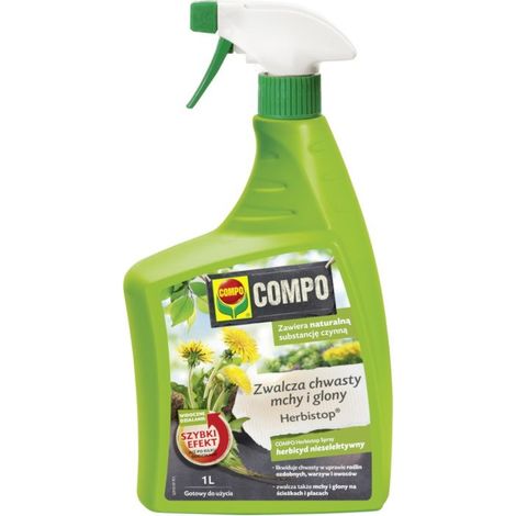 Agente natural para el control de malezas, musgo y algas, compuesto de 1 litro, Herbistop Spray