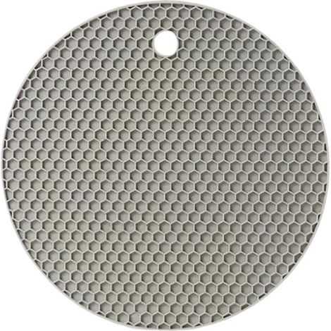Manique en silicone, dessous de plat isolant antidérapant multifonctionnel en caoutchouc alvéolé, résistant à la chaleur, lot de 1 carré (1/5)