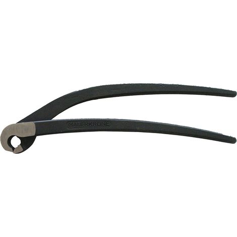 TENAGLIA CURVA PER PIASTRELLISTI LUCIDATA, LACCATA NERO