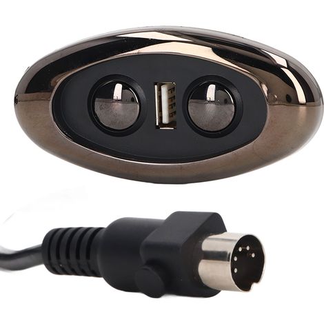 Fernbedienung für elektrisches Sofa mit LED-Hintergrundbeleuchtung, einem USB-Ladeanschluss und 5-poligem Schalter für den Aufstehsessel. (1/5)