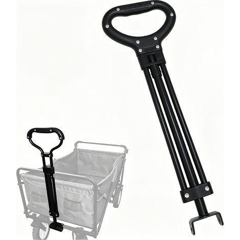 Poignée de rechange, poignée de chariot, base en forme de U, accessoire pour poignées de chariot de camping extérieur (1/5)