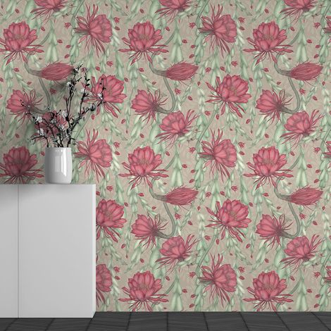 Papier peint panoramique - Motif Fleurs - 130 cm x 81 cm (1/3)