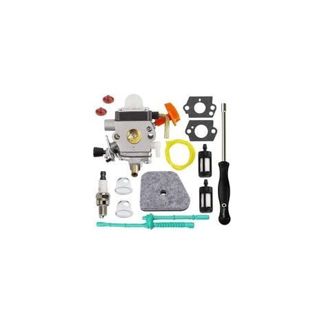 FENOPLASTICAKits de carburateur pour tondeuses à gazon à carburateur FS90, FS110, HT101, FS130, FS100, KM110R, KM130, HL100, HT100, FS130R, FS87, FS100R, HL90. (1/4)