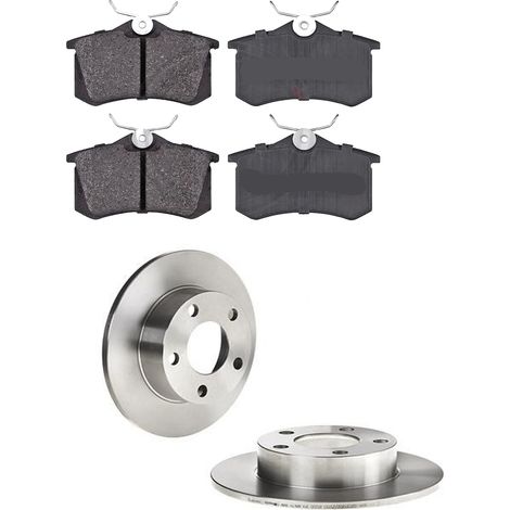 KIT FRENI POSTERIORI compatibile con VW PASSAT B5.5 (3B3) - DISCHI + PASTIGLIE OEM: P 85 020 / 16442 , 17221 , 16099 /SOSTITUZIONE DIRETTA/BASSA POLVERE/SILENZIOSO (1/5)