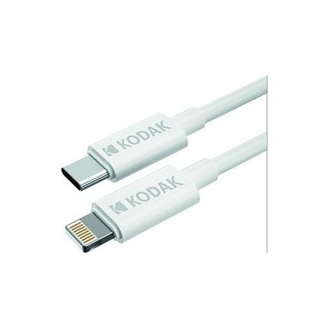 Cable USB Kodak Blanco Multicolor 1 m (1/2)