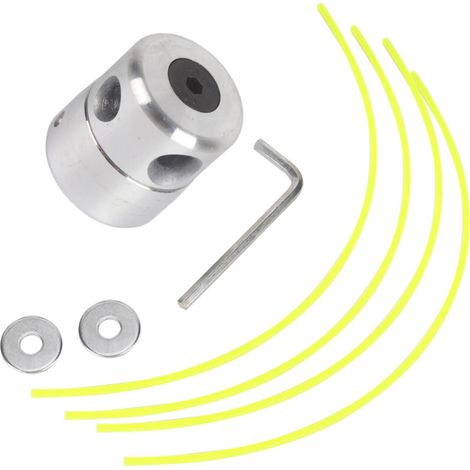 Schneidkopf aus Aluminium mit Faden für Freischneider und Rasenmäher (1/5)