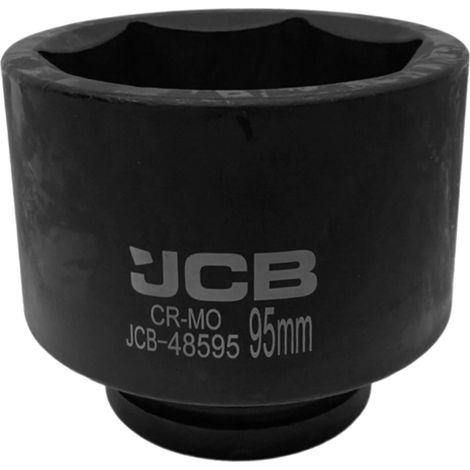 Corona de vaso de impacto JCB acero 130 mm 6 caras